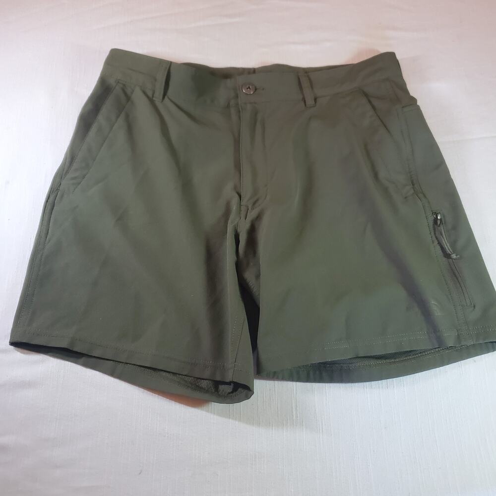 The North Face Mens Size 32 Regular Shorts Gray Nylon Hiking Outdoor Cargo